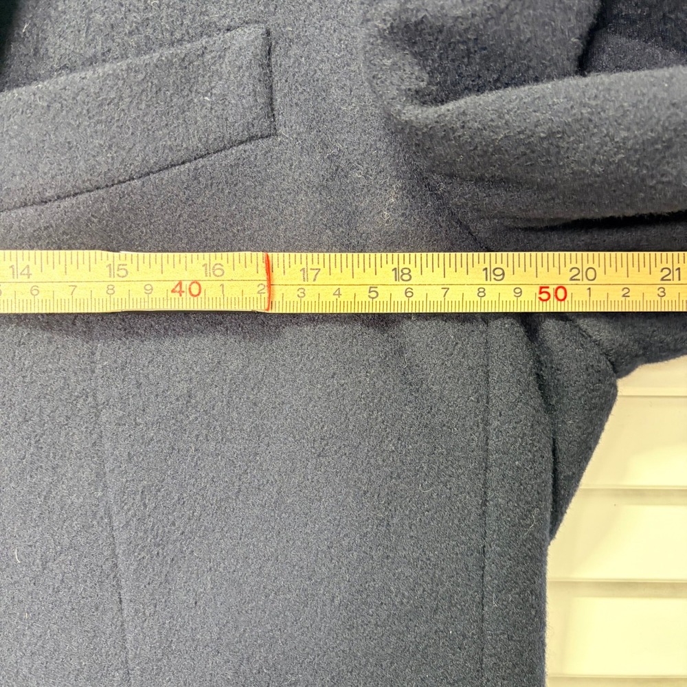 Gieves & Hawkes Savile Row Navy Blue 100% Cashmere Blazer Gold Buttons 43L - Picture 15 of 16